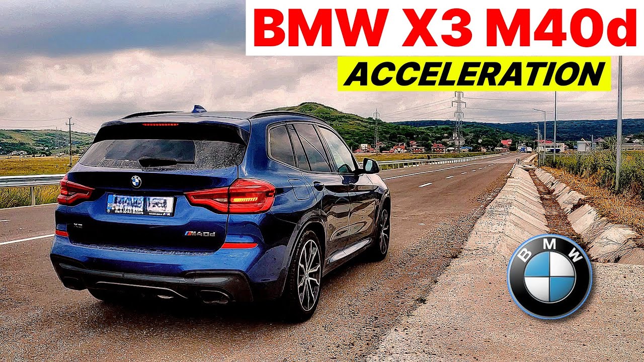 BMW X3 M40d acceleration 0-100, 1/4 mile, 60-100, 80-120 | G01 | 2021 | xDrive | GPS results