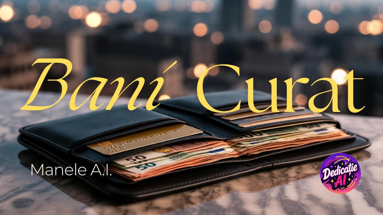 BANI CURAT, VIAȚĂ BUNĂ - DedicatieAI Manele Elegantă Succes Curat Respect Stil Rafinat Sistem Tare