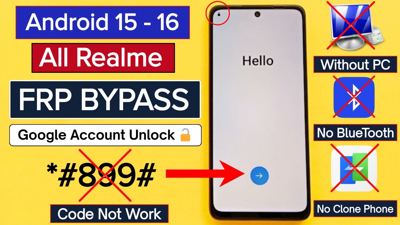 Realme Android 15/16 Frp Bypass 2026 (New Method) | All Realme Android 16 Google Account Unlock ✅
