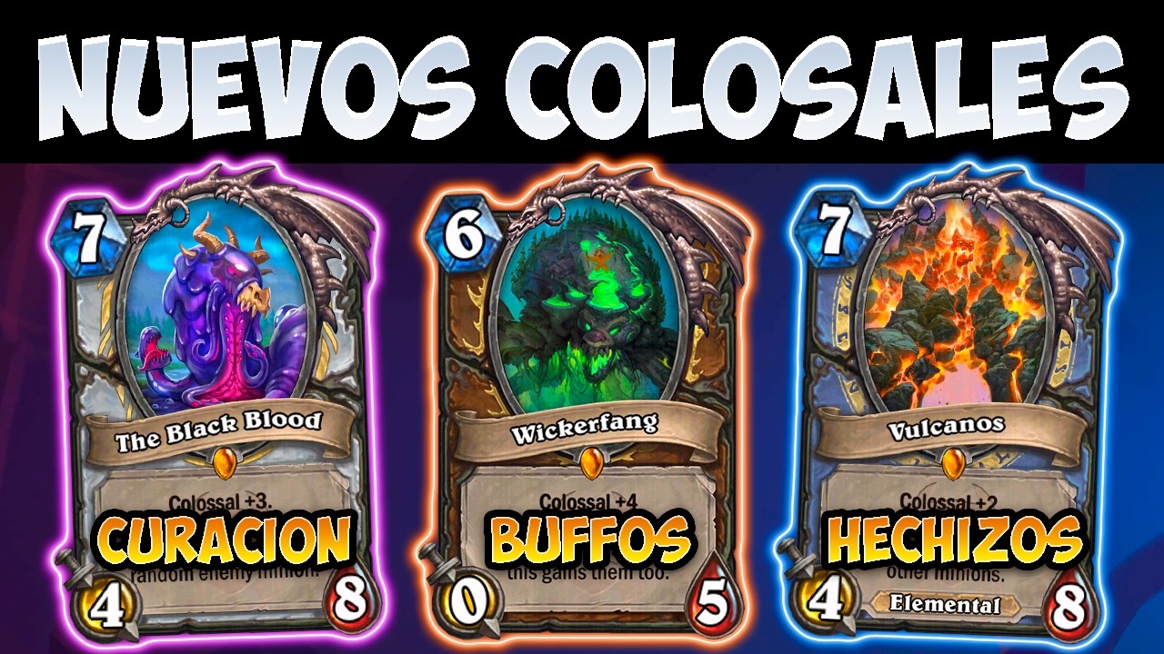 NUEVOS COLOSALES para LUCHAR CONTRA ALAMUERTE !!│HEARTHSTONE CATACLISMO