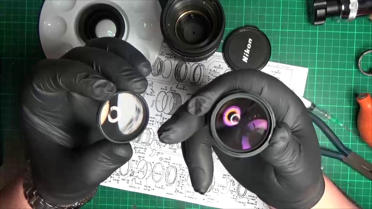 Nikon 35-70mm f2.8 Чистка проблемных линз,Repair cleaning lens