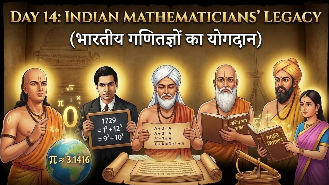 Maths Pedagogy Day 14: History of Mathematics (Indian Contributions) | Aryabhatta to Ramanujan