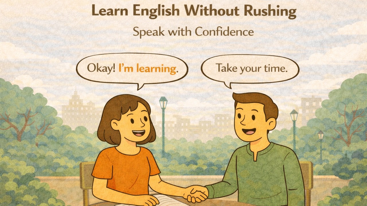 Learn English Without Rushing | Speak with Confidence