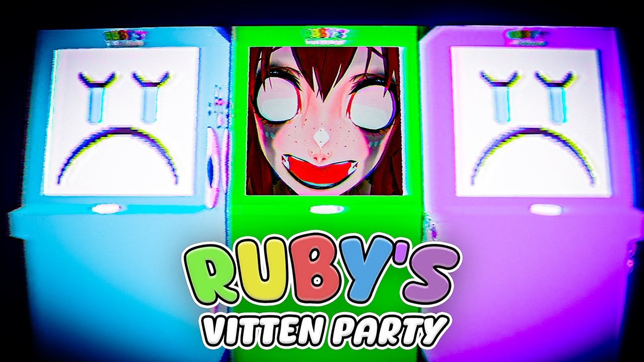 A VTuber CHASED Me As A Game | Ruby's Vitten Party