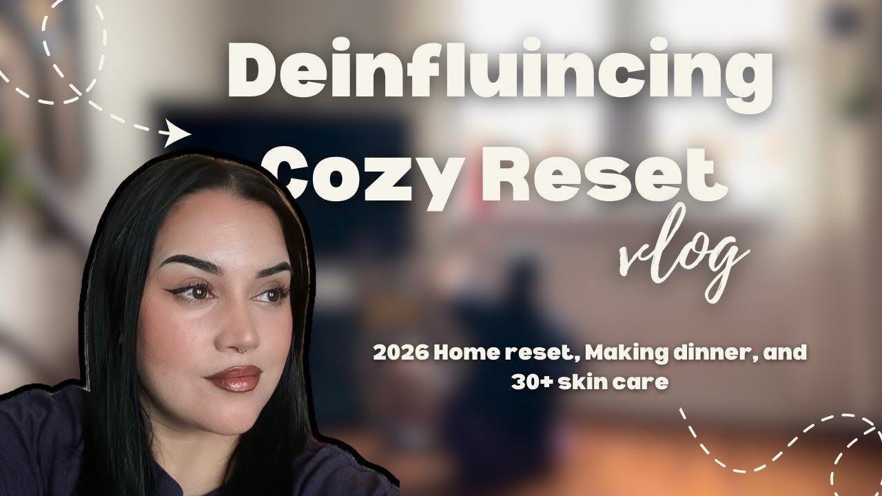 Real Life Reset | Taking Down Holiday Decor, Cozy Cleaning, Crockpot Chili & Skincare in My 30s🖤