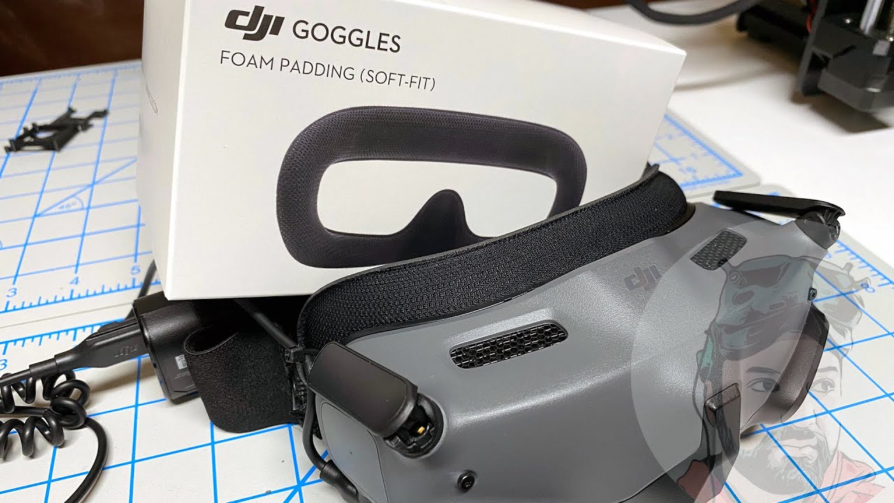 DJI Goggles 2 COMFORT Modifications | NEW OEM DJI Soft Fit Foam Padding & Ethix HD Strap