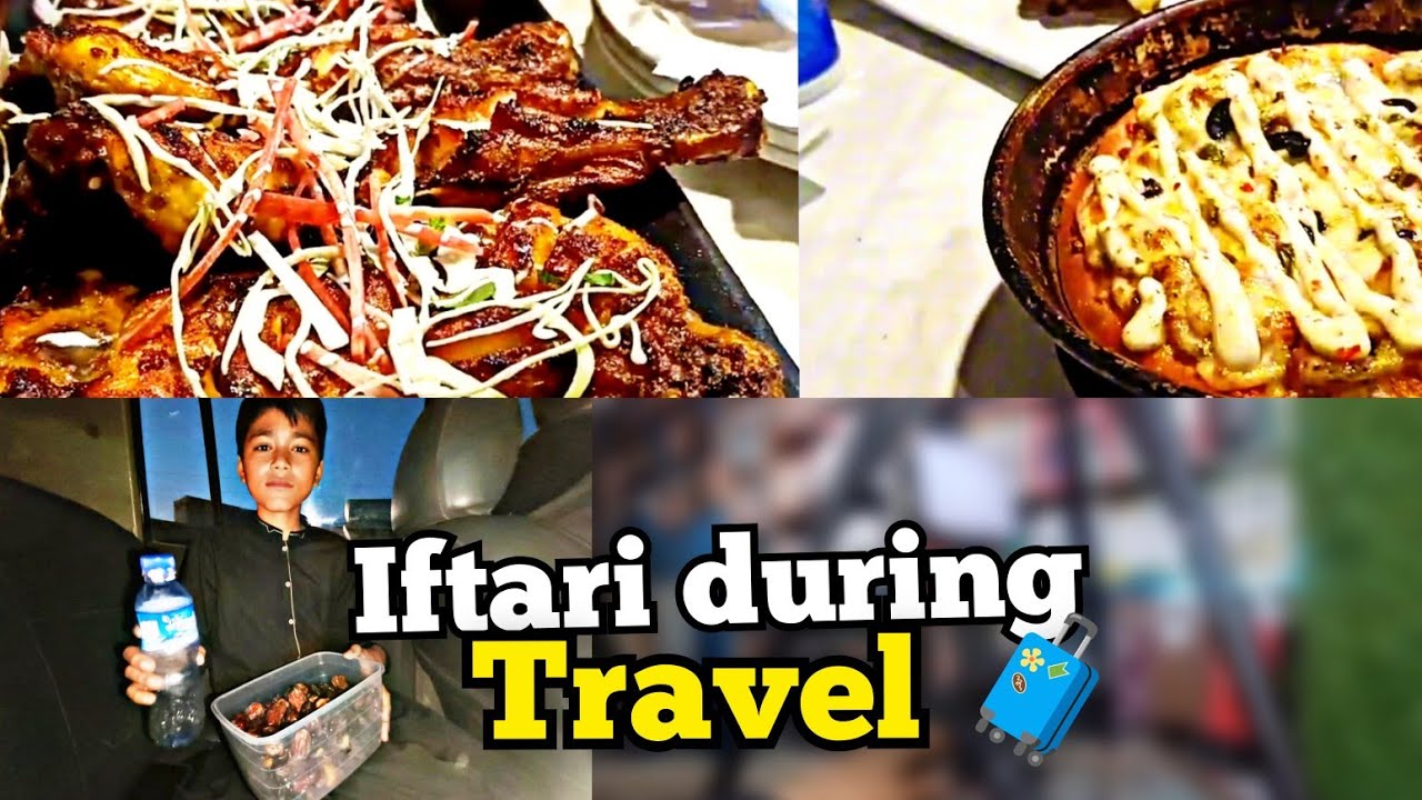 Safar Mein Roza Khol Liya 🤲Phir Restaurant Gaya 🍕 mery maqsid ki cheez 😜