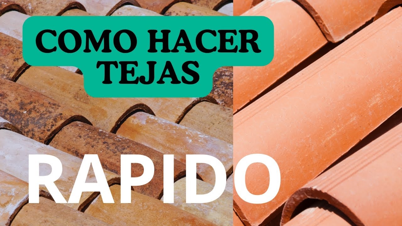 🔨 Forma Rápida y Fácil de Hacer Tejas | Ideal para Maquetas y Manualidades 🏠