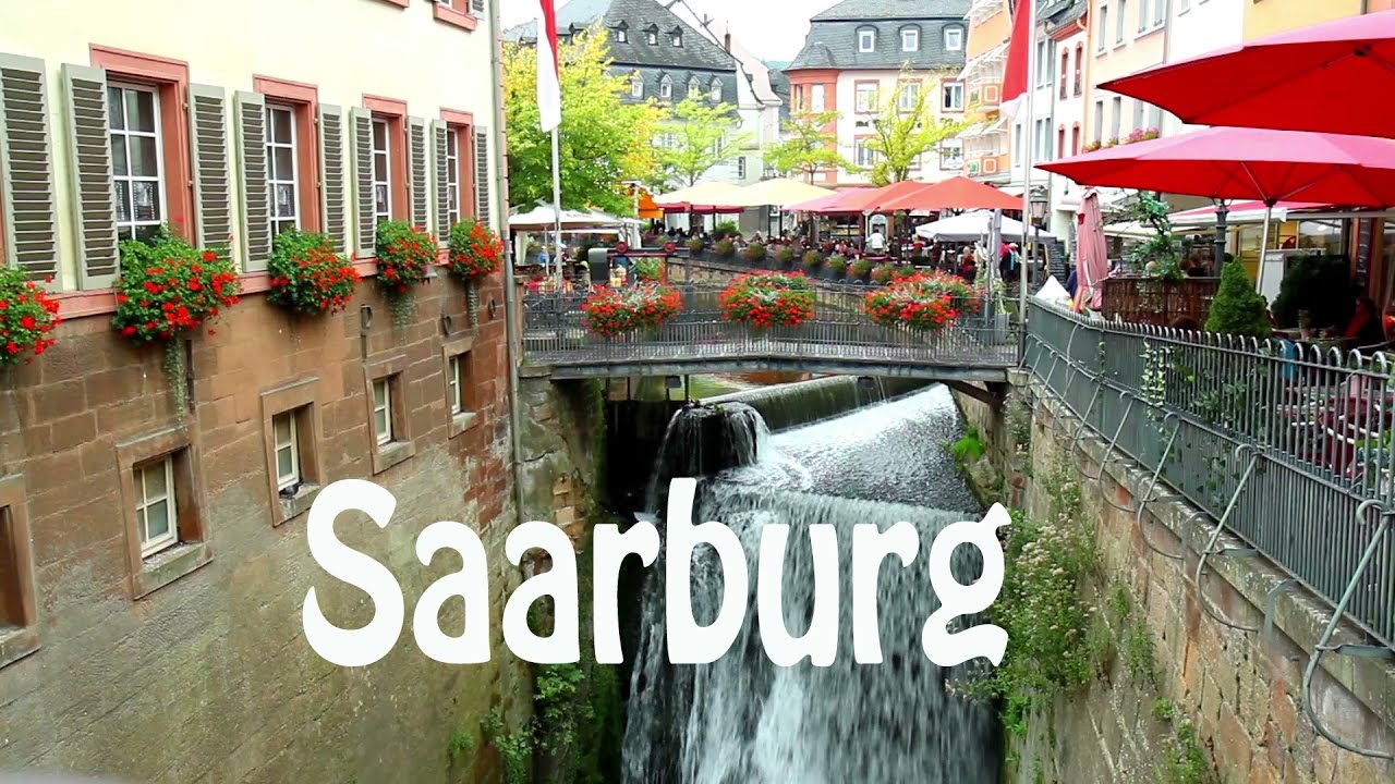 Reizen door oudste steden in Europa. Saarburg, Duitsland