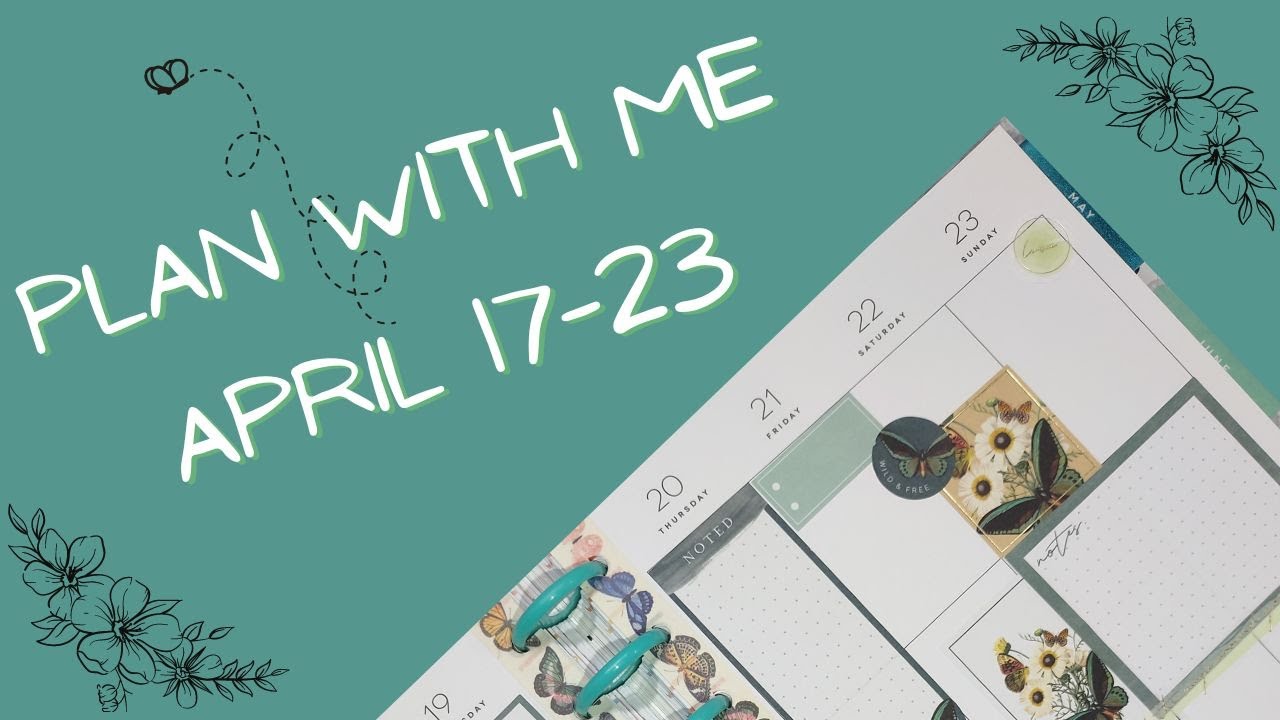 Plan with Me - April 17-23 - HP Sage & Pampillon