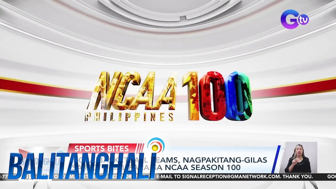 NCAA basketball teams, nagpakitang-gilas sa pictorial para sa NCAA Season 100 | Balitanghali