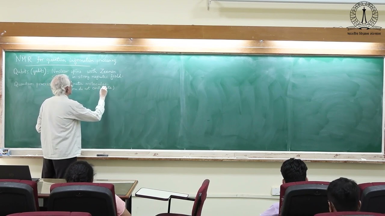Lecture 22: Quantum Information Processing Using NMR