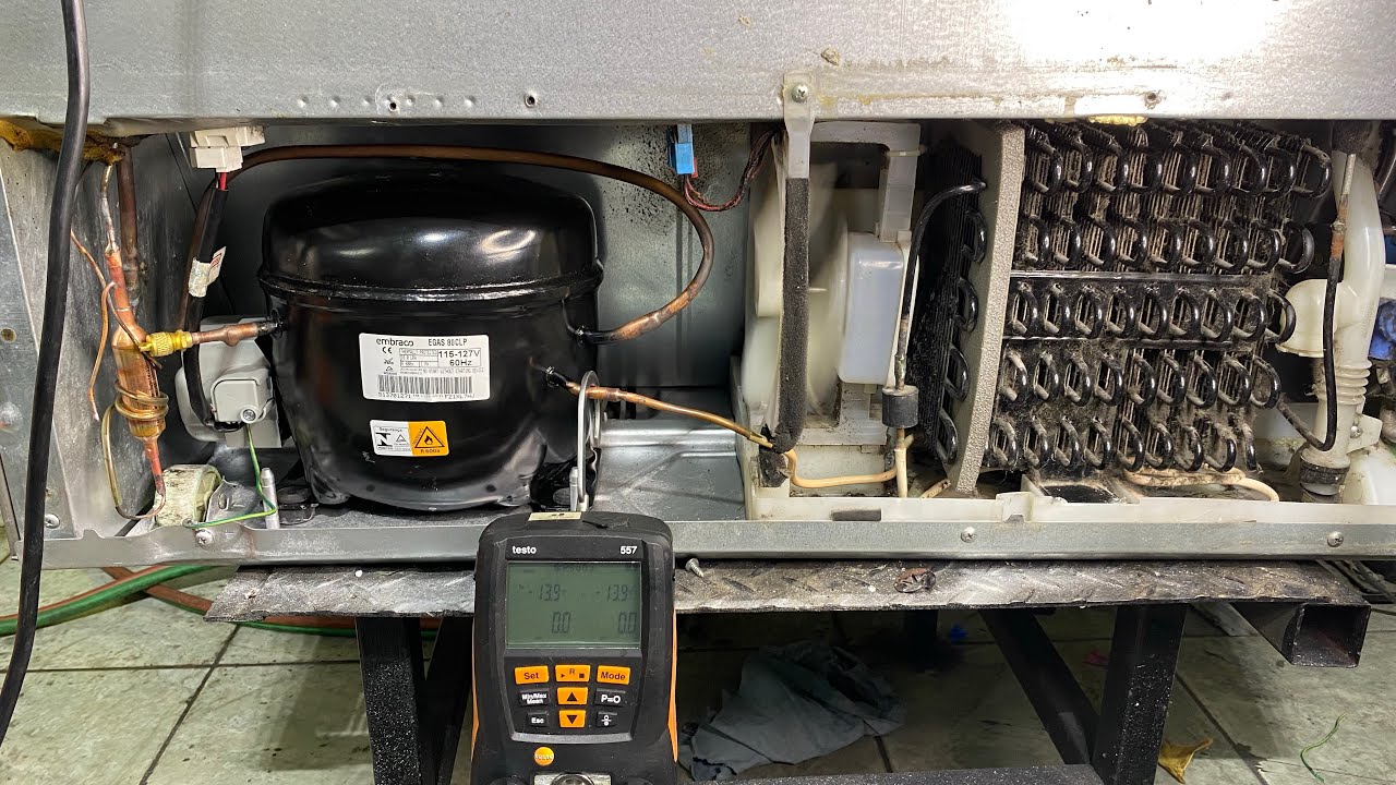 Passo a passo da instalação de compressor lg
