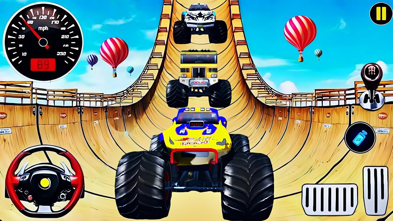 Monster Truck Mega Ramp Impossible Driver - Mega Ramp Car Stunt Master Simulator -Android Gameplay21