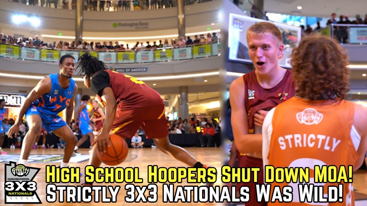 High School Hoopers SHUT DOWN Mall Of America At Strictly 3x3 Nationals!