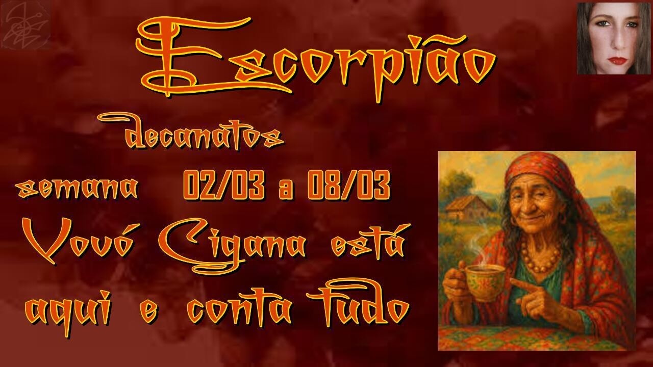 Escorpião: movimento, saúde, integridade.