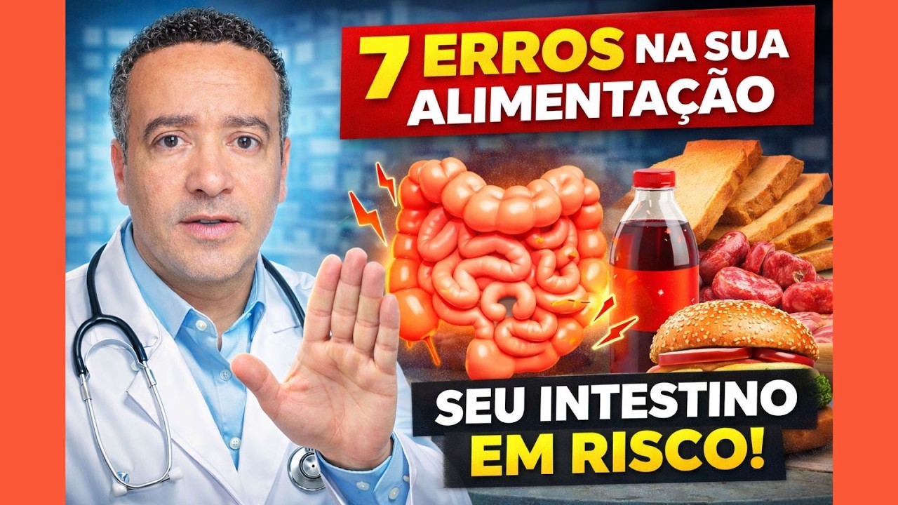 Pare de sofrer! 7 erros comuns na alimentação e que prejudicam o intestino