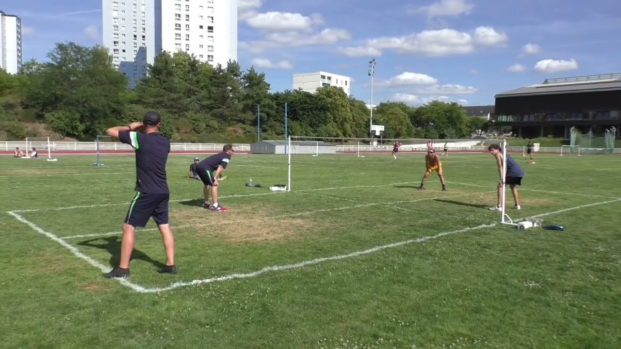 Footbag Worlds 2025 in Nantes / Open Double Net: game for 5th place
