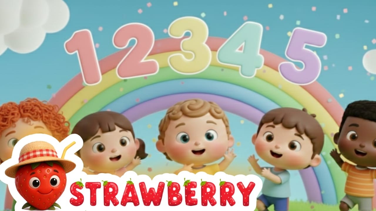 🎈 Learn Counting Numbers 1 to 5 | Fun Kids Counting Song | Nursery Rhymes for Children