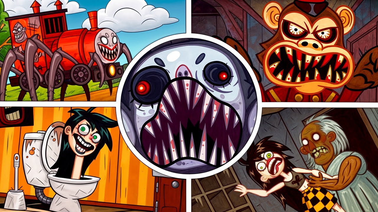 Stupidella Horror - All Jumpscares + All Levels