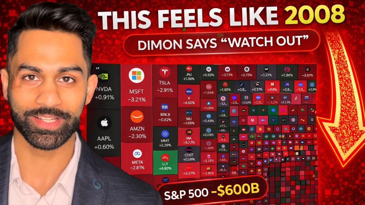 🚨 URGENT: MAJOR Market WARNING ISSUED! S&P 500 to CRASH 40%? Dimon says 