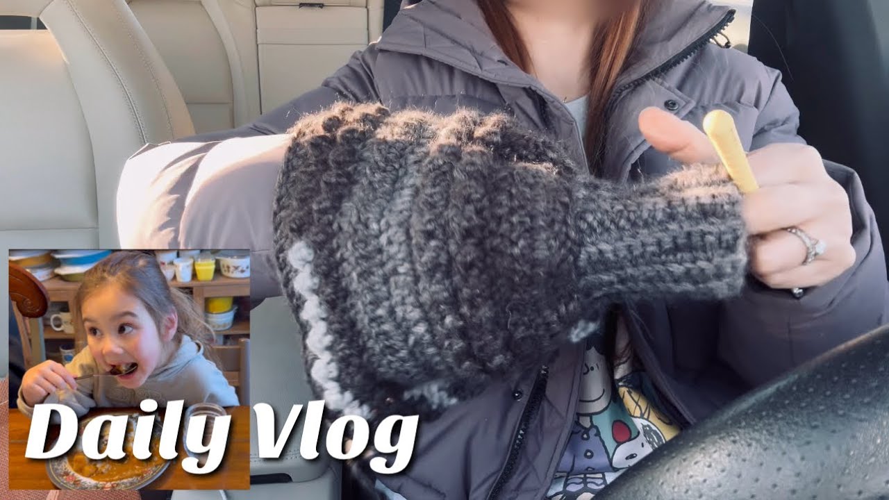 【カナダ暮らしと家庭料理🇨🇦】主婦の一日Vlog/STAUBお気に入りキッチンツールの紹介/グロッサリーHAUL🛒/ぼる塾あんりちゃんカレー🍛/お弁当作り🥯/編み物カフェに行きたい私🧶ホームシック