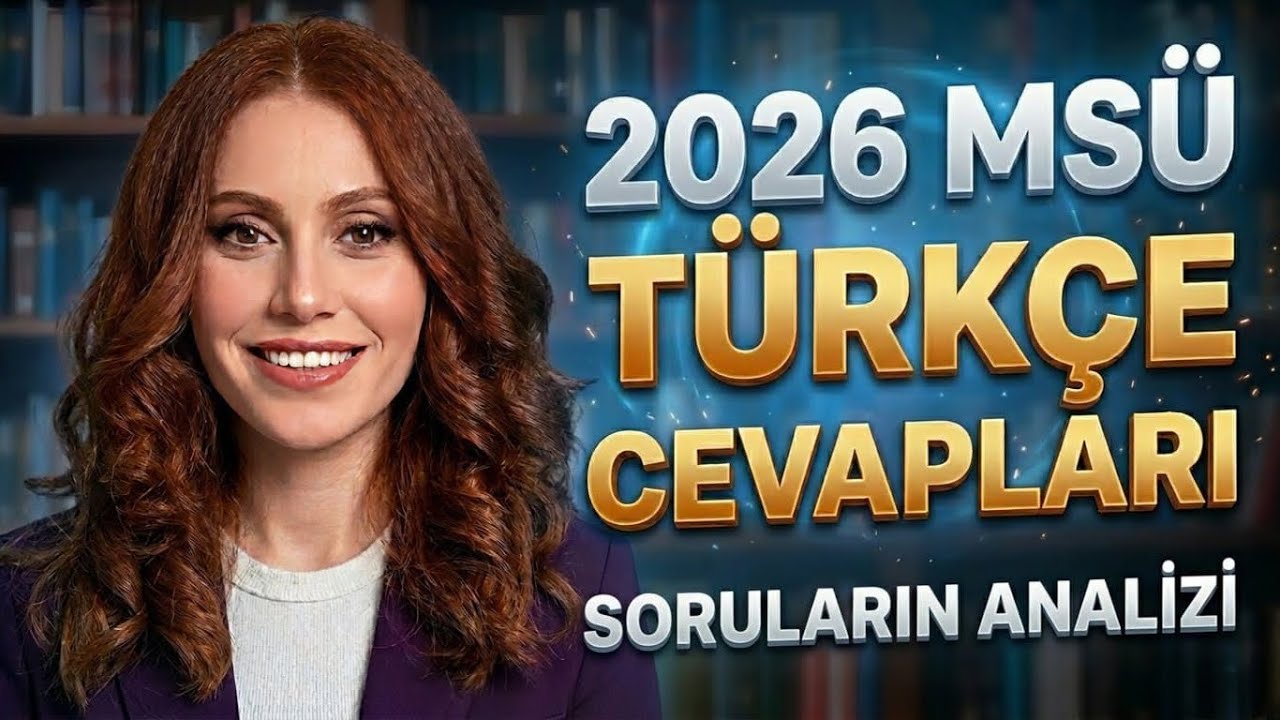 2026 MSÜ TÜRKÇE  CEVAPLARI - Soru Analizi #msü2026  #msütürkçe #msü