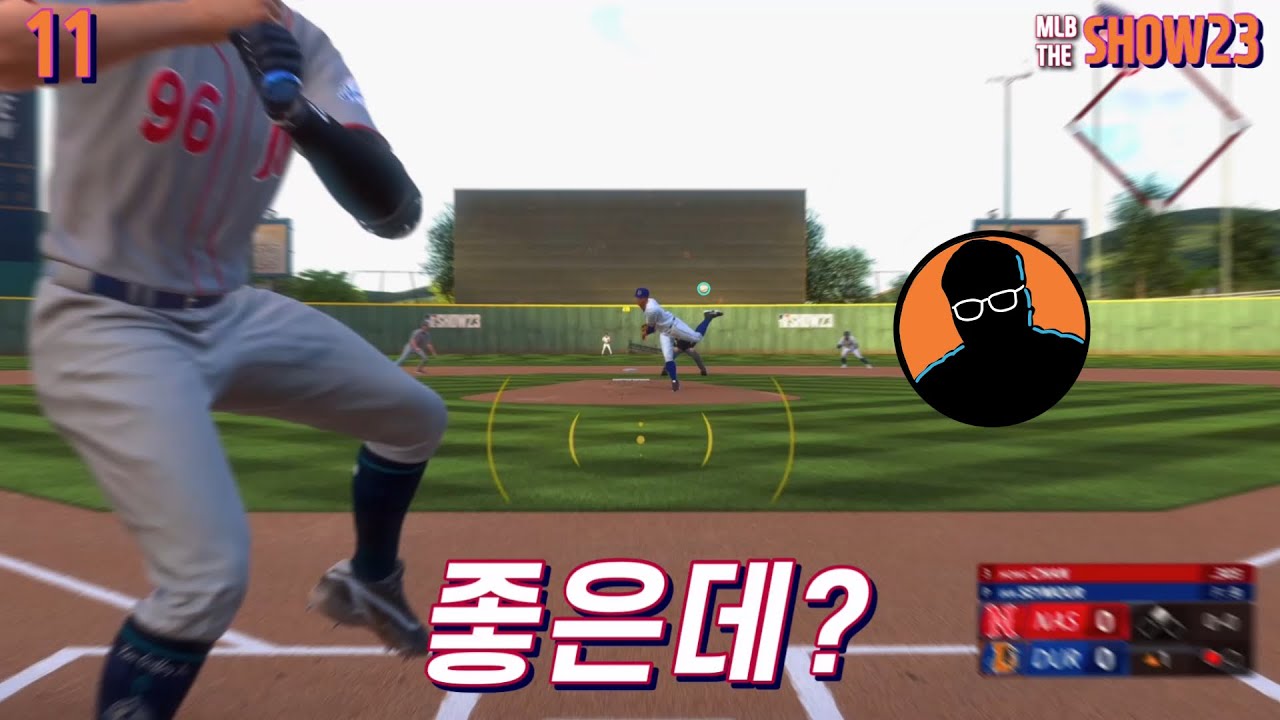 [MLB  the show] 더쇼 좋아하는 유명한 유튜버가 사용하는  타격 시점을 따라 해봤는데..