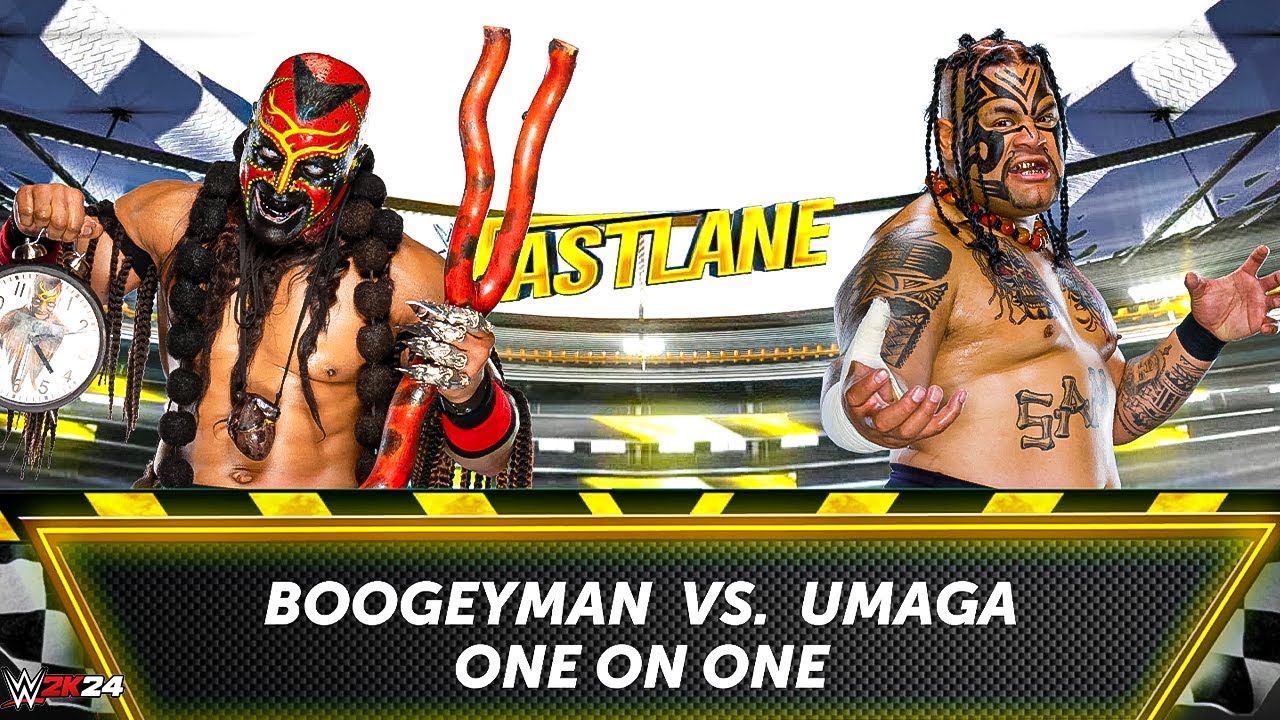 Boogeyman vs Umaga – The Horror Show vs The Samoan Bulldozer | WWE 2K24 Full Match Highlights