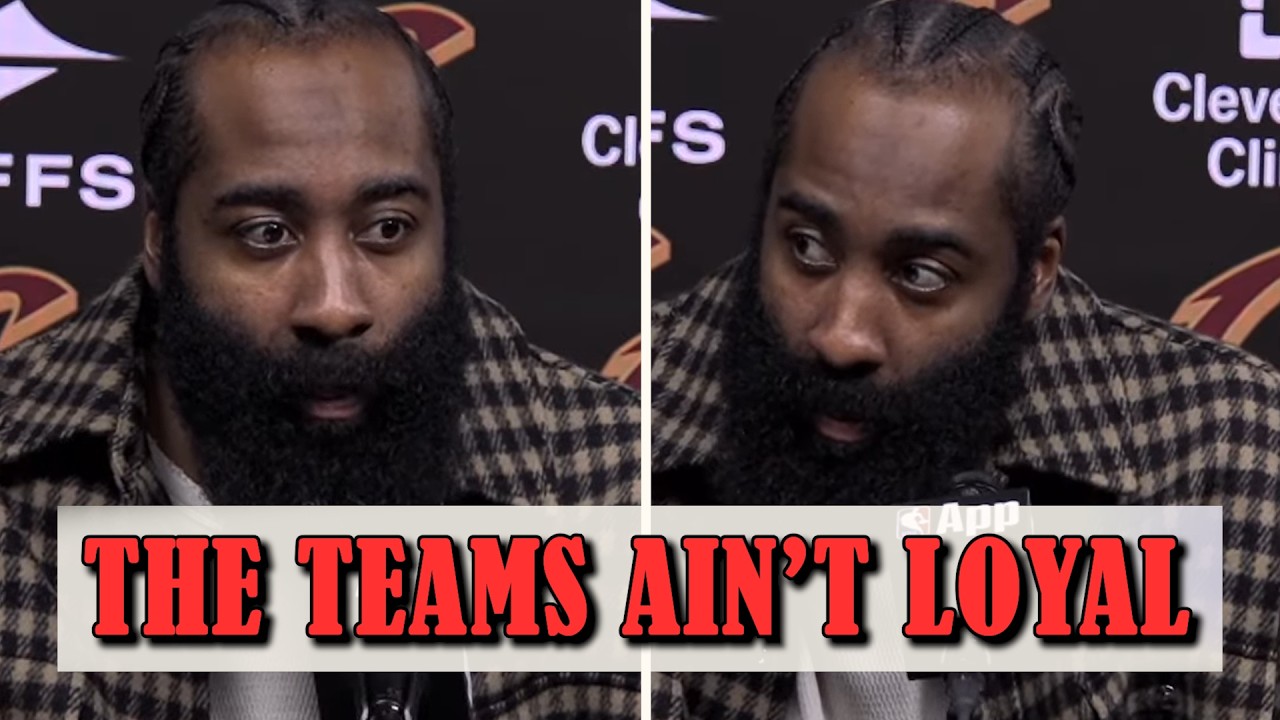 James Harden CLAPS BACK at Reporter asking about Loyalty & Being on 6 NBA Teams!