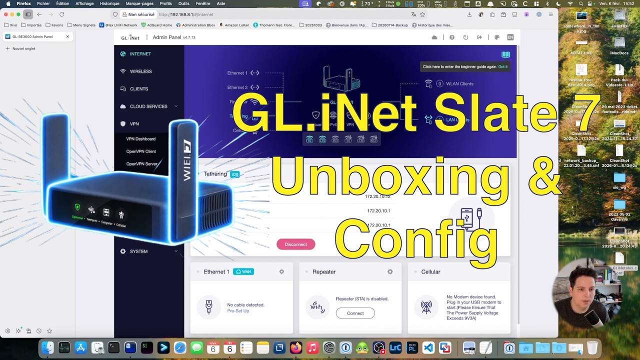 GL.iNet Slate 7 Unboxing & Config w/ VPN WireGuard
