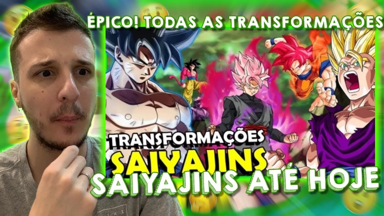NUNCA VI DRAGON BALL E REAGI A TODAS AS TRANSFORMAÇÕES SAIYAJINS ATÉ HOJE | EPICO !! FORTÃO NÉ ?