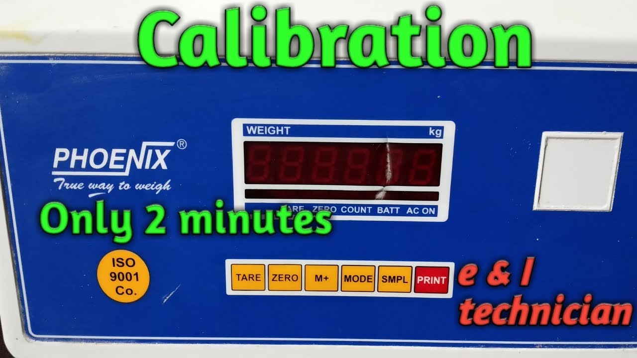 Weight machine  Calibration / Phoenix Weight machine calibration , कांटा का कैलीब्रेसन कैसे करें,