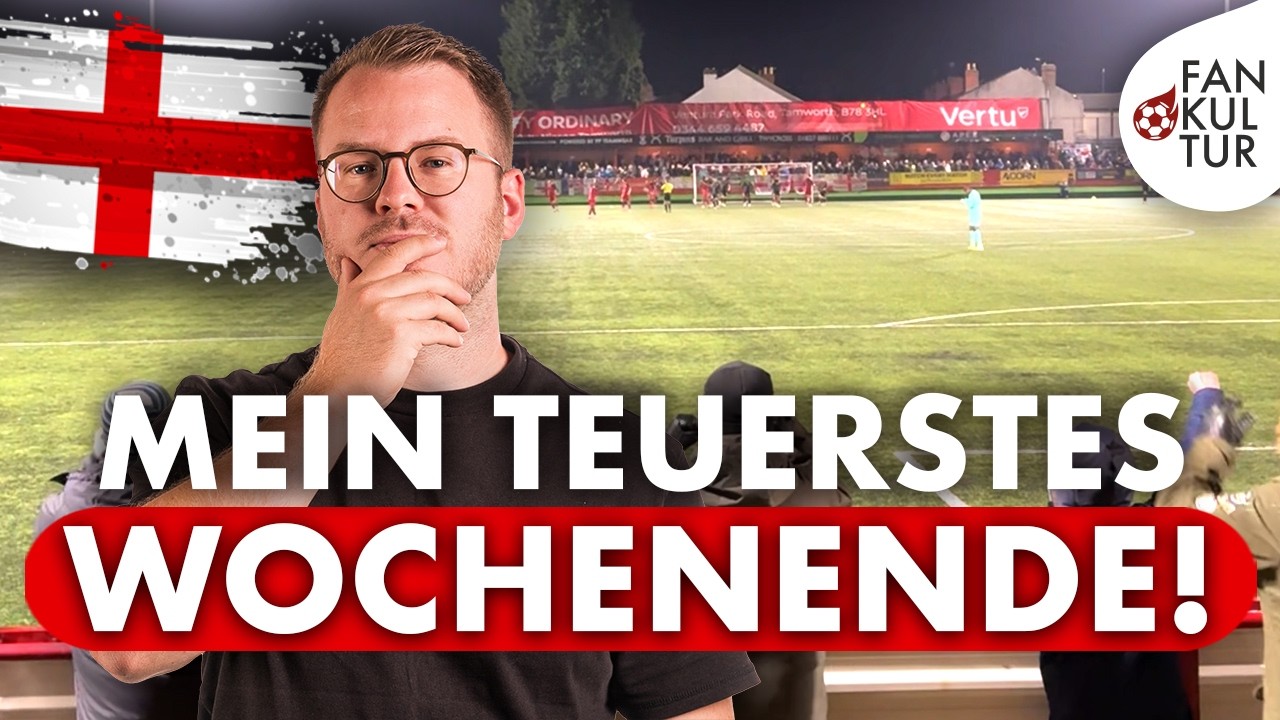 3 TAGE, 3 SPIELE! Was KOSTET FUßBALL in ENGLAND? Ein Tag Fan von: Aston Villa | Stadion-Vlog 🏟️