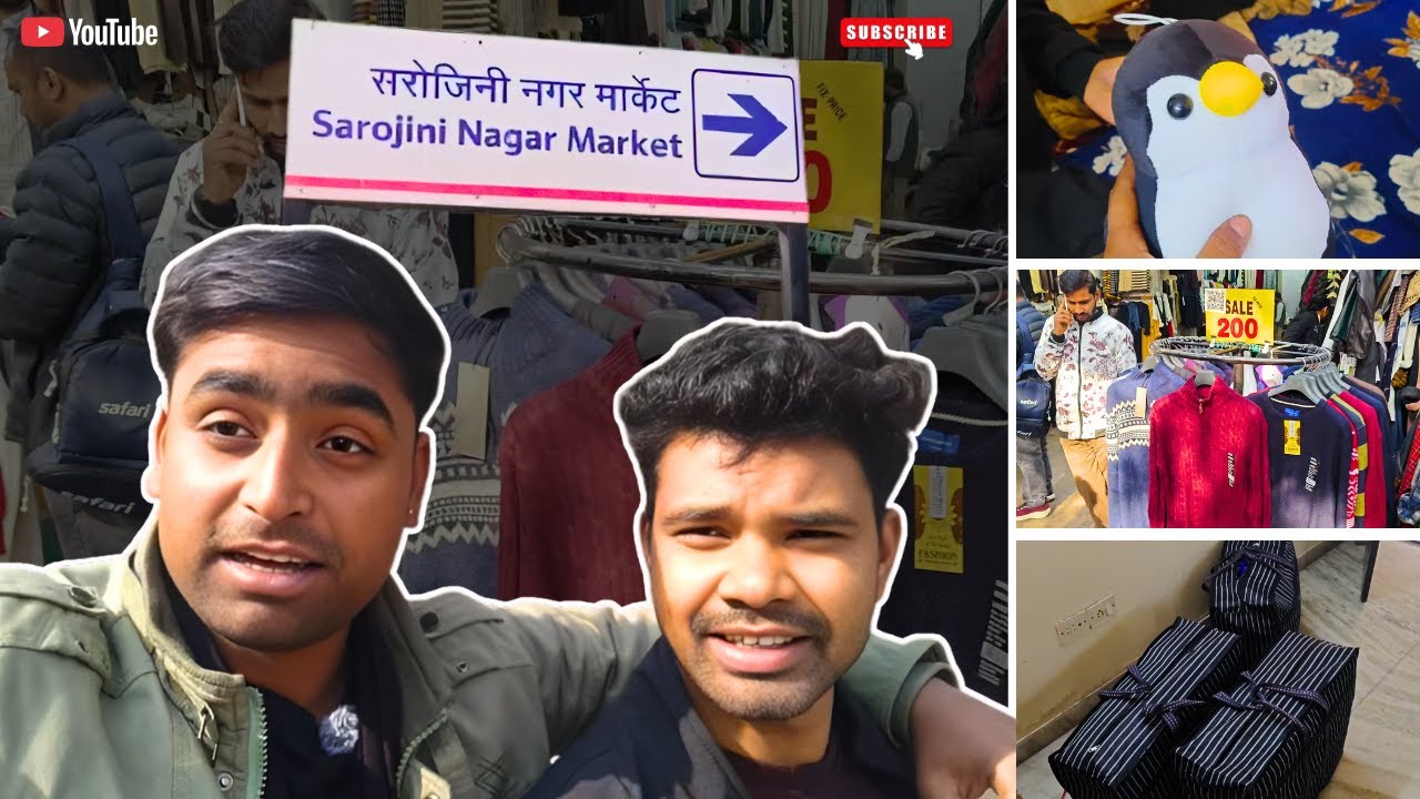 Shopping At Sarojini Nagar 🛍️ | New Year New Begining 🎉 | Day - 3 | Vlog ✅ | Naveen Kushwaha