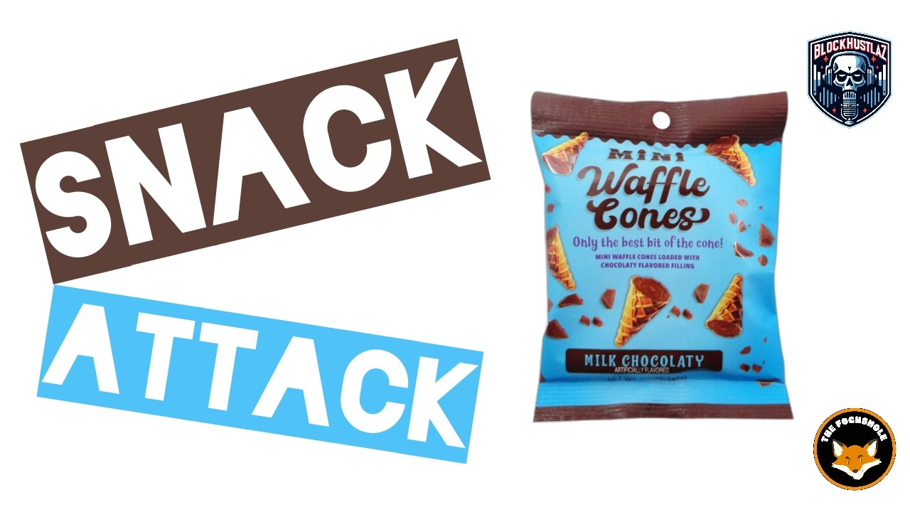 Milk Chocolatey Mini Waffle Cones #SnackAttack