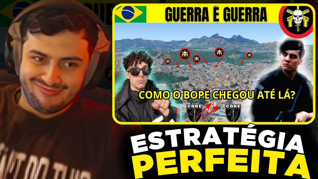 GABEPEIXE REAGINDO COMO foi a ESTRATÉGIA pro BOPE ENTRAR NA PENHA?