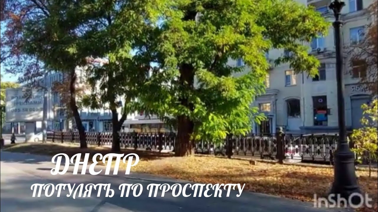 Утренняя прогулка по проспекту, сентябрь / morning walk the avenue, September 2025 #днепр#ukraine