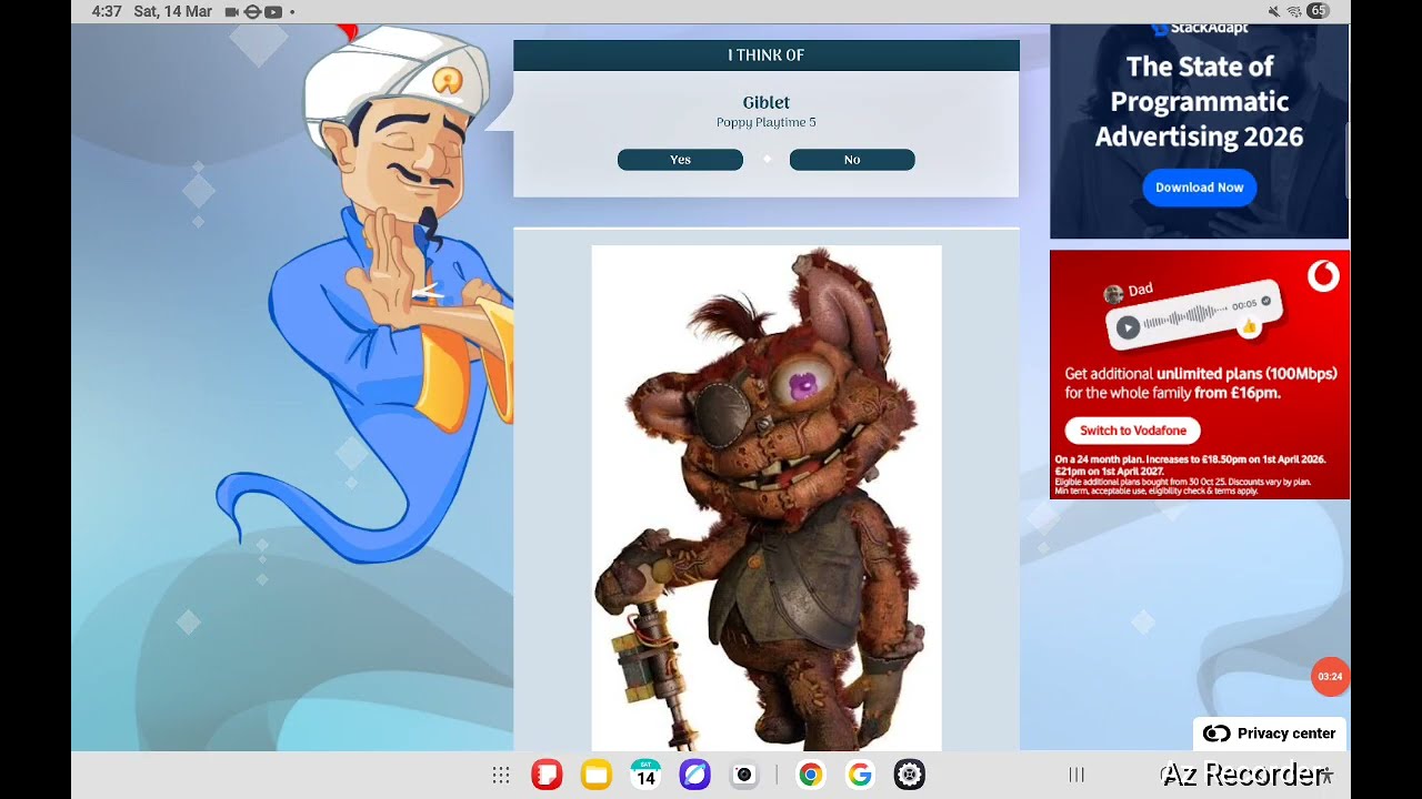 Akinator Vs Poppy Playtime 