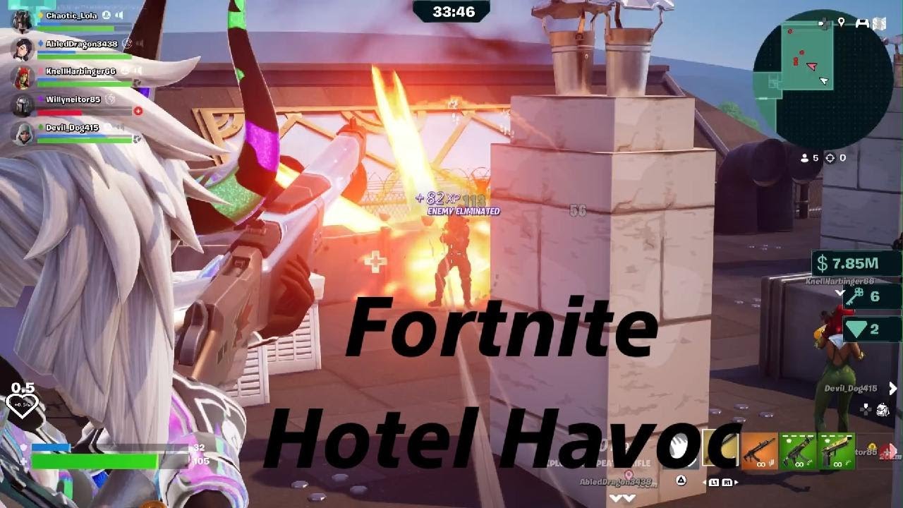 Fortnite Hotel Havoc with @SyxHarbinger66 and @vandevil4 