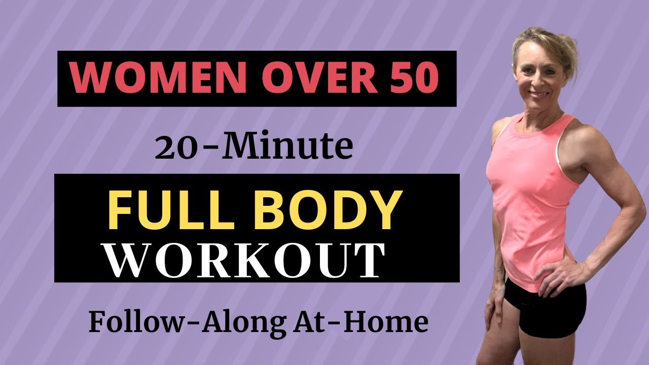 20-Minute Beginner Full Body Dumbbell Workout for Women Over 50