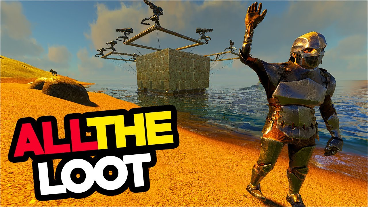 I Built A Hidden Raft To Store All My Loot In ARK