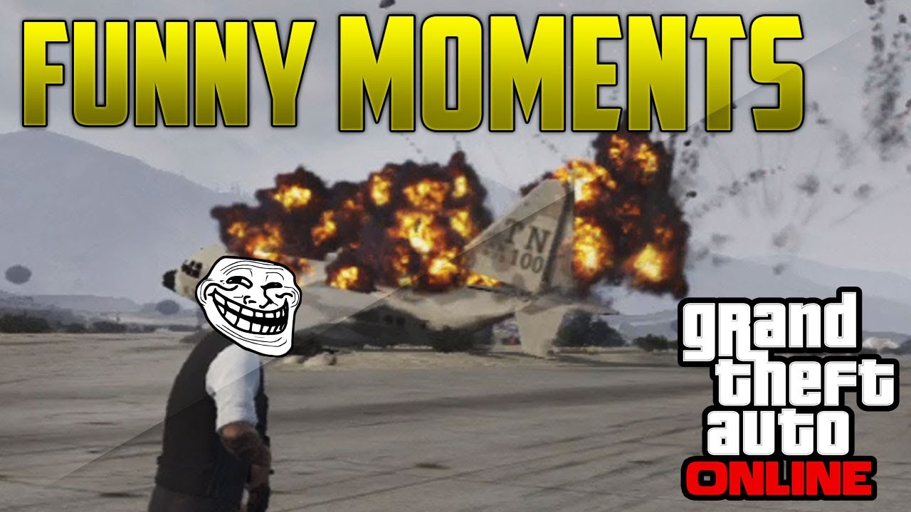 GTA Online Funny Moments 4 - Weird Glitches, Fus Ro Dah, More AC-130 Fun (Multiplayer)