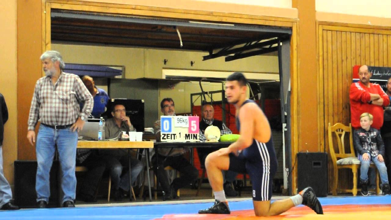 RINGEN: Abdurrahman Demirbas (ASV Lu.) - Ioannis Tsormpatzoglou (KSC Fr.)