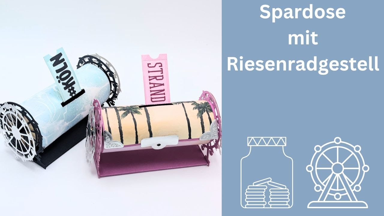 Drehende Sparbüchse im Riesenraddesign | Kirmes-Vergnügen