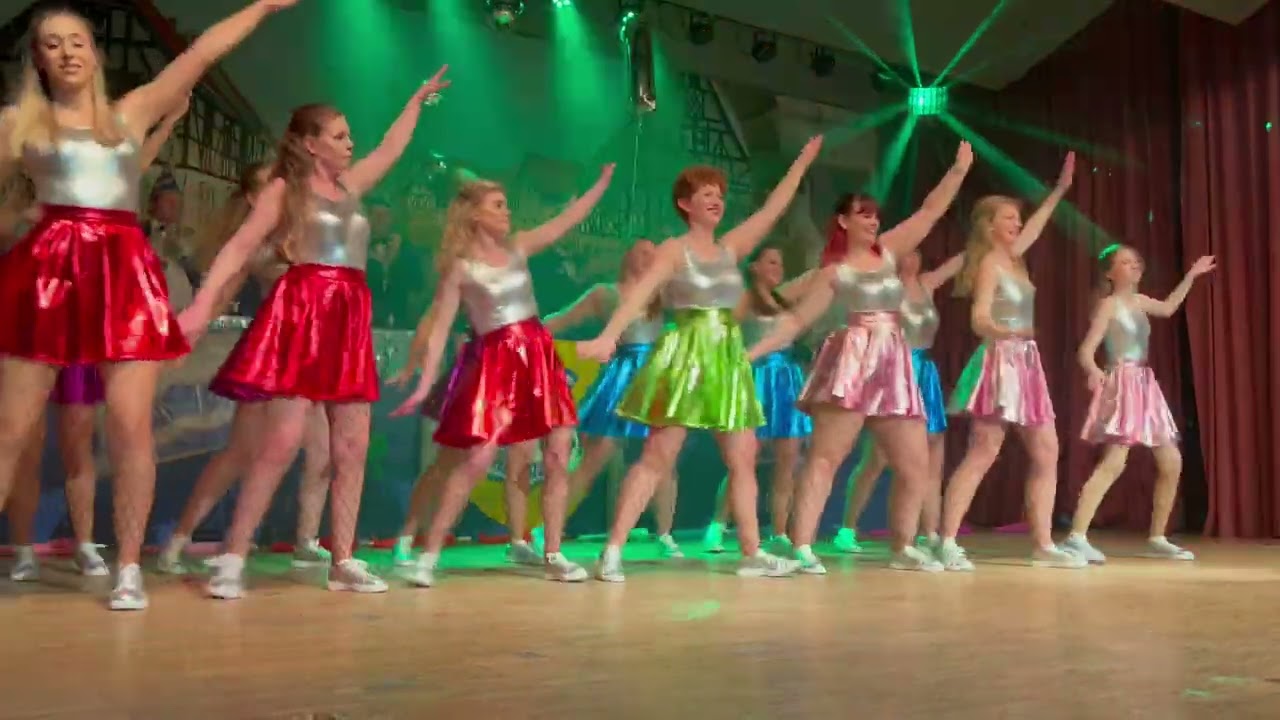 Showtanz der Präsidentengarde bei der 47. Prunksitzung des TSV Rettigheim