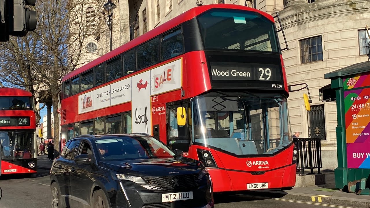 *First Time* Arriva London Route 29 | Wrightbus Gemini 3 Volvo B5LH (HV230, LK66GBE)