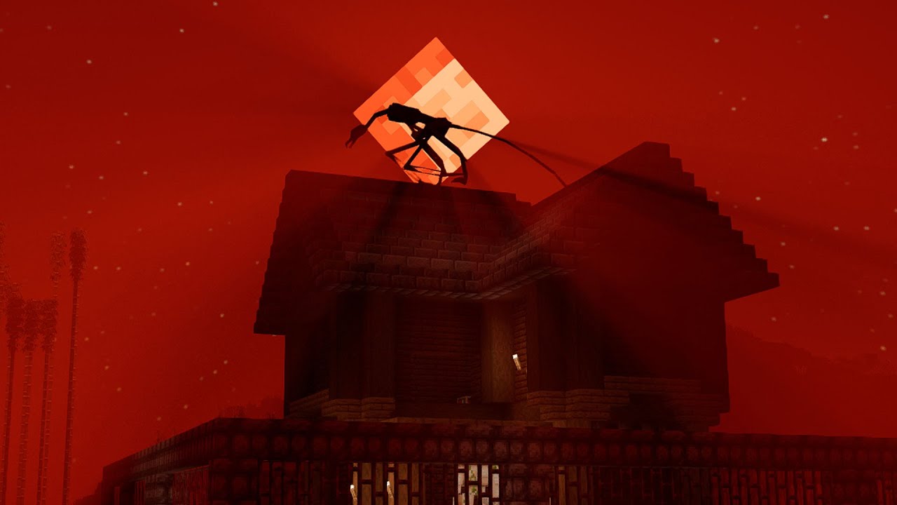 SCP-4975 ou Birdman, uma entidade bizarra nos perseguiu no MINECRAFT HARDCORE - PESADELO.