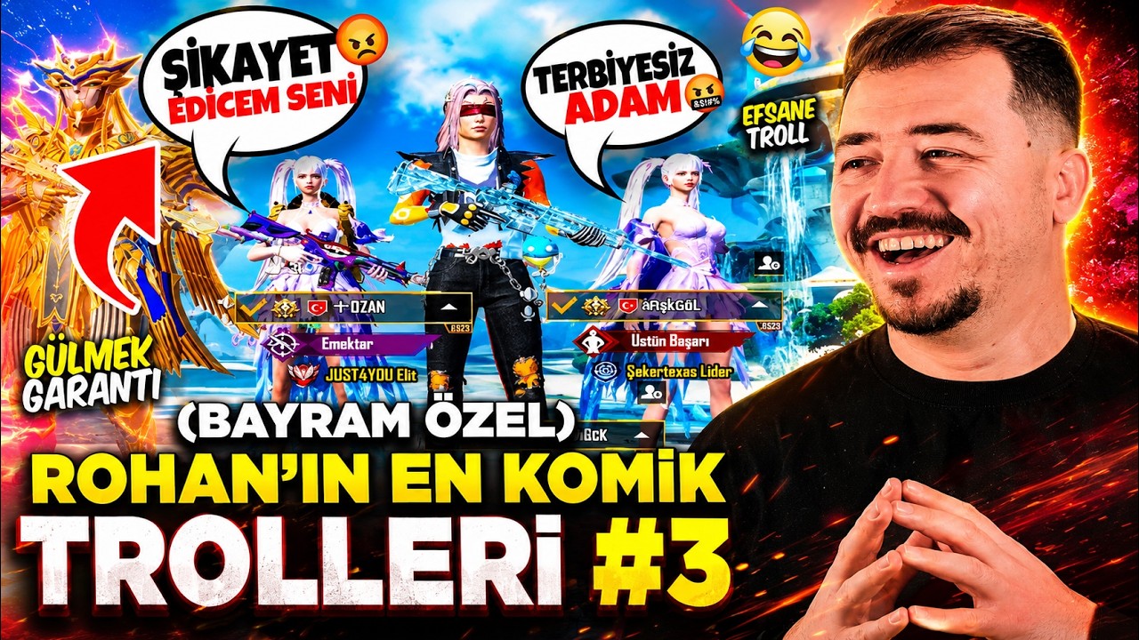 ROHAN’IN EN KOMİK TROLLERİ 😂 (BAYRAMA ÖZEL) - PUBG Mobile