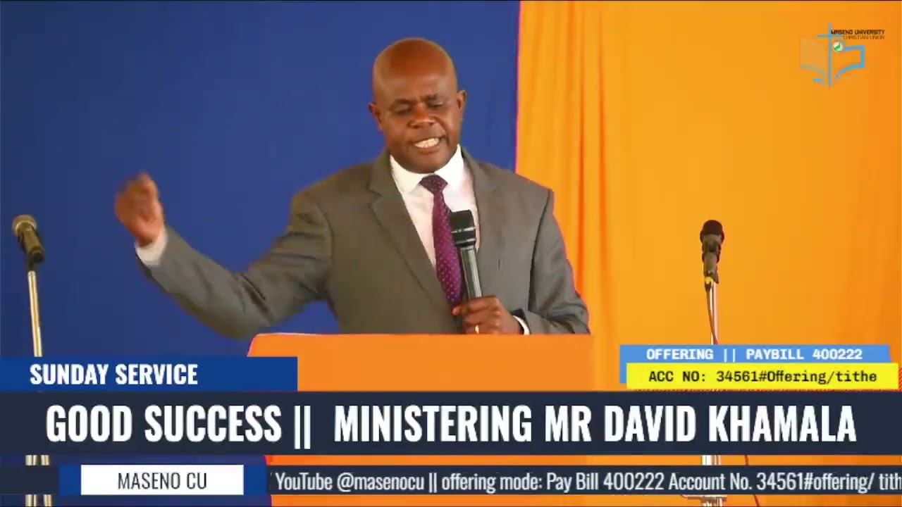 Good Success with Mr David Khamala